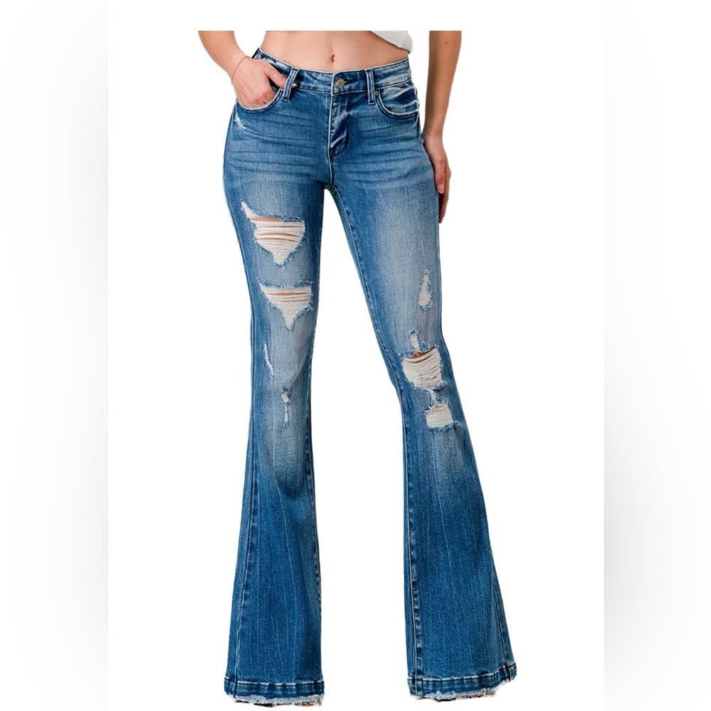 Petra- Size 1/24(US 0), mid Wash color